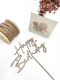 Cake-Topper BIRTHDAY - Geburtstag, Kuchen, Tortendeko