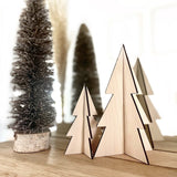 3D Weihnachtsbäume Set - Dekoration, Tannenbaum